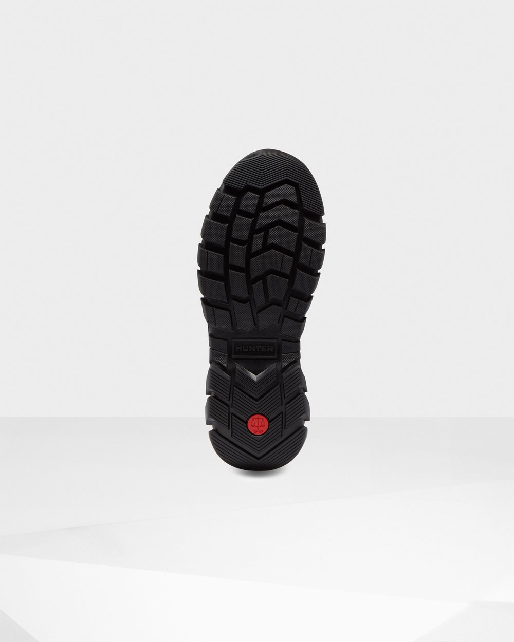 Kalosze Śnieżne Damskie - Hunter Original Insulated Ankle - Czarne - VYJR-57039